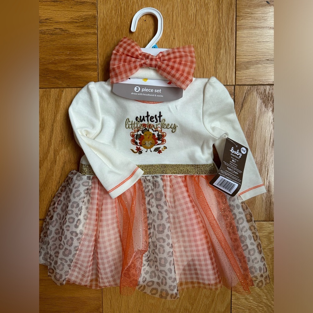 3 piece Thanksgiving dress set